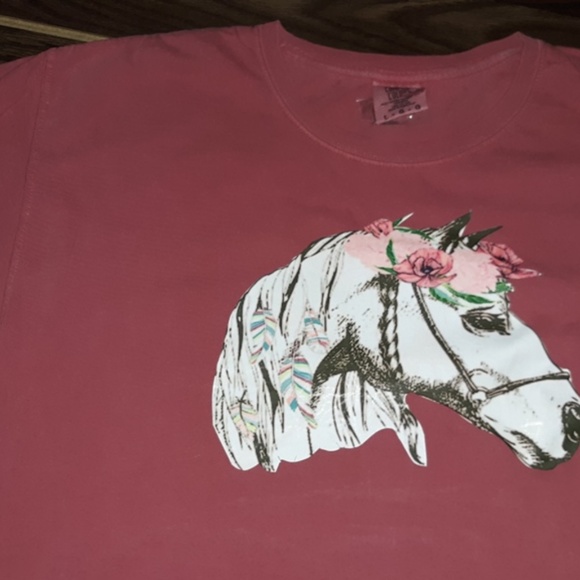 Womens Horse Design tee large - Picture 3 of 3